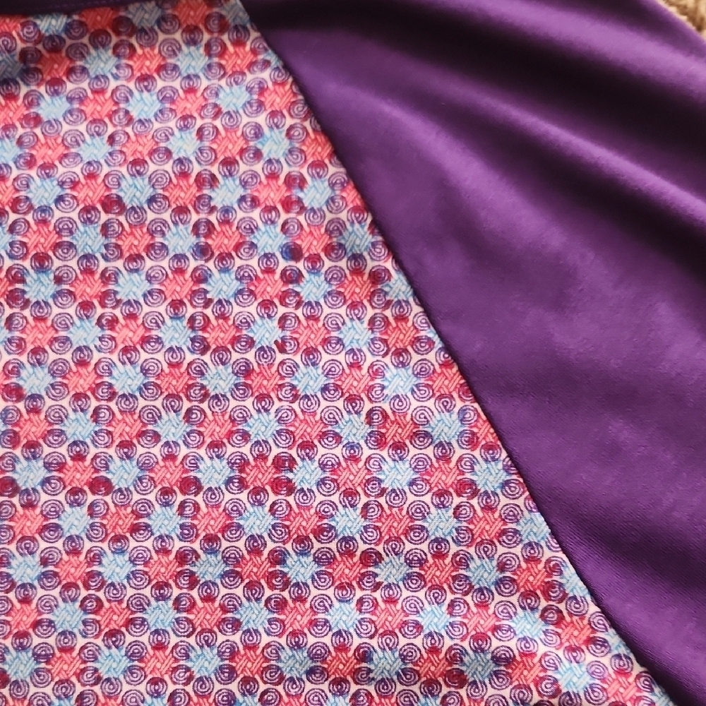 LuLaRoe Purple and Multicolor Top - Picture 5 of 5